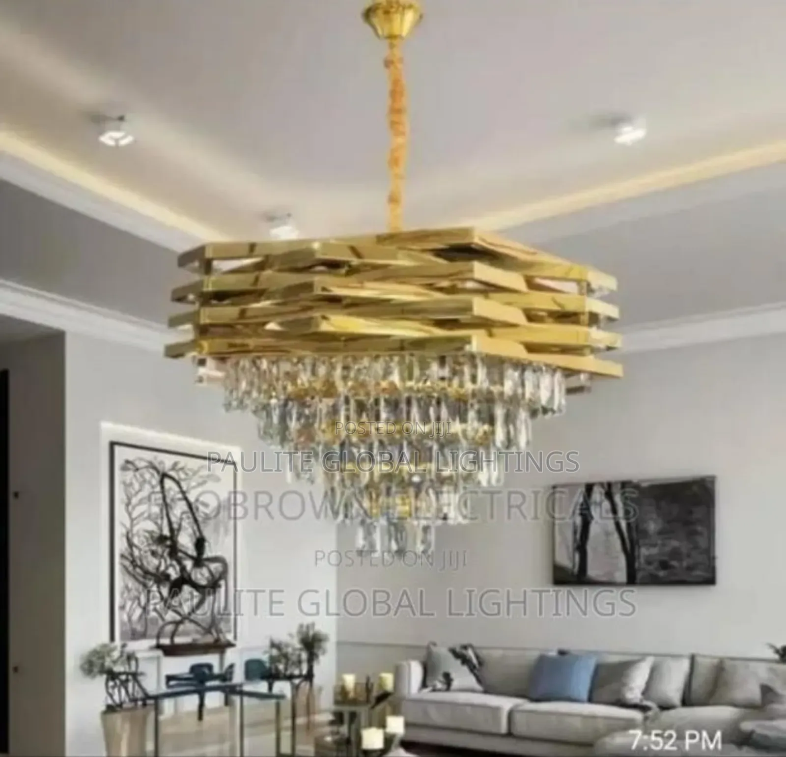 Crystal Chandelier for Living Room, Dining and More