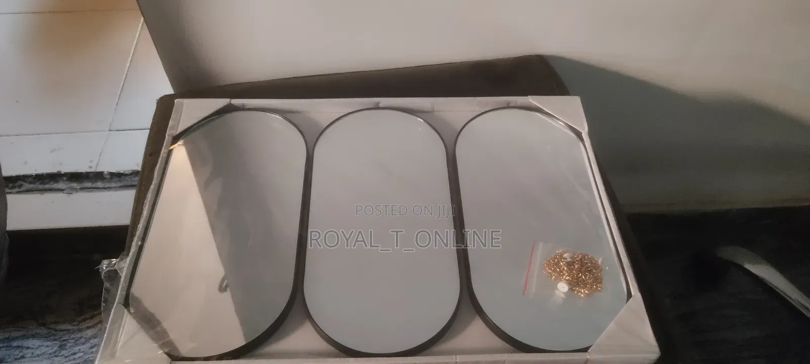 3in1 Hanging Oval Bathroom Mirror in Abuja