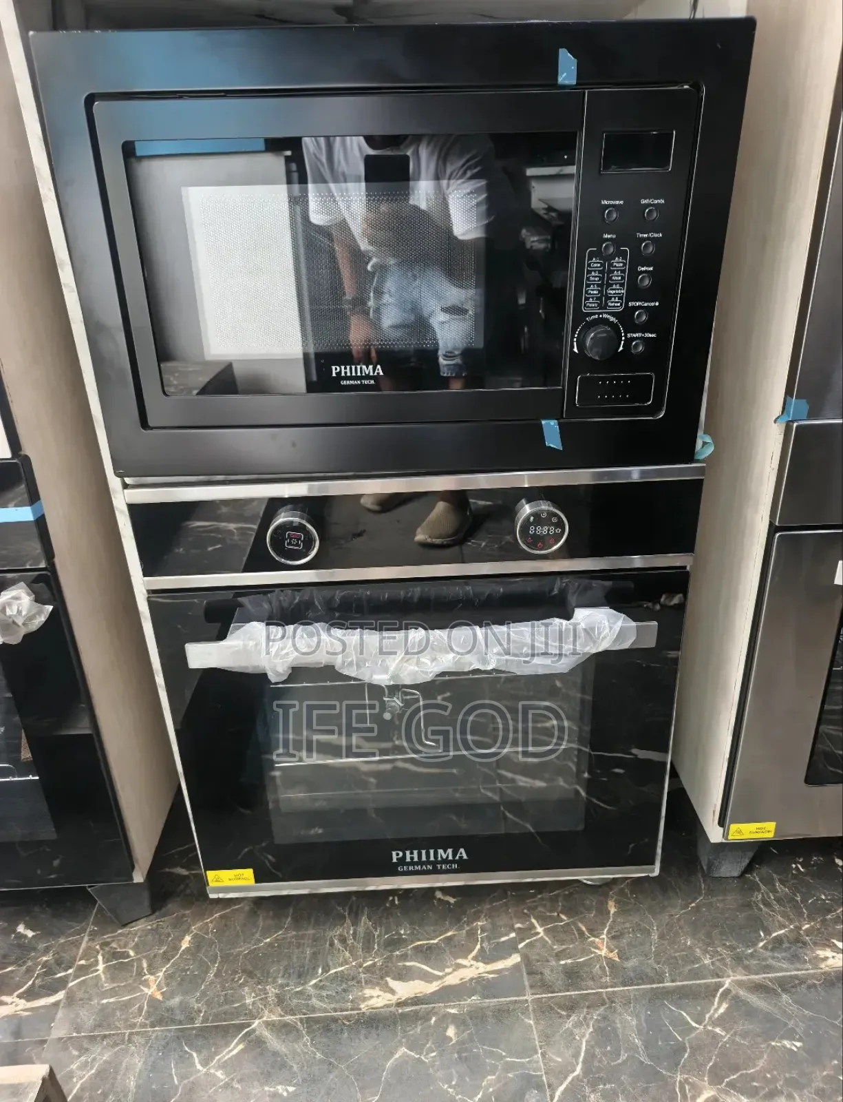 Original Phiima 60x60cm Built-in Electric Oven Built-in Microwave