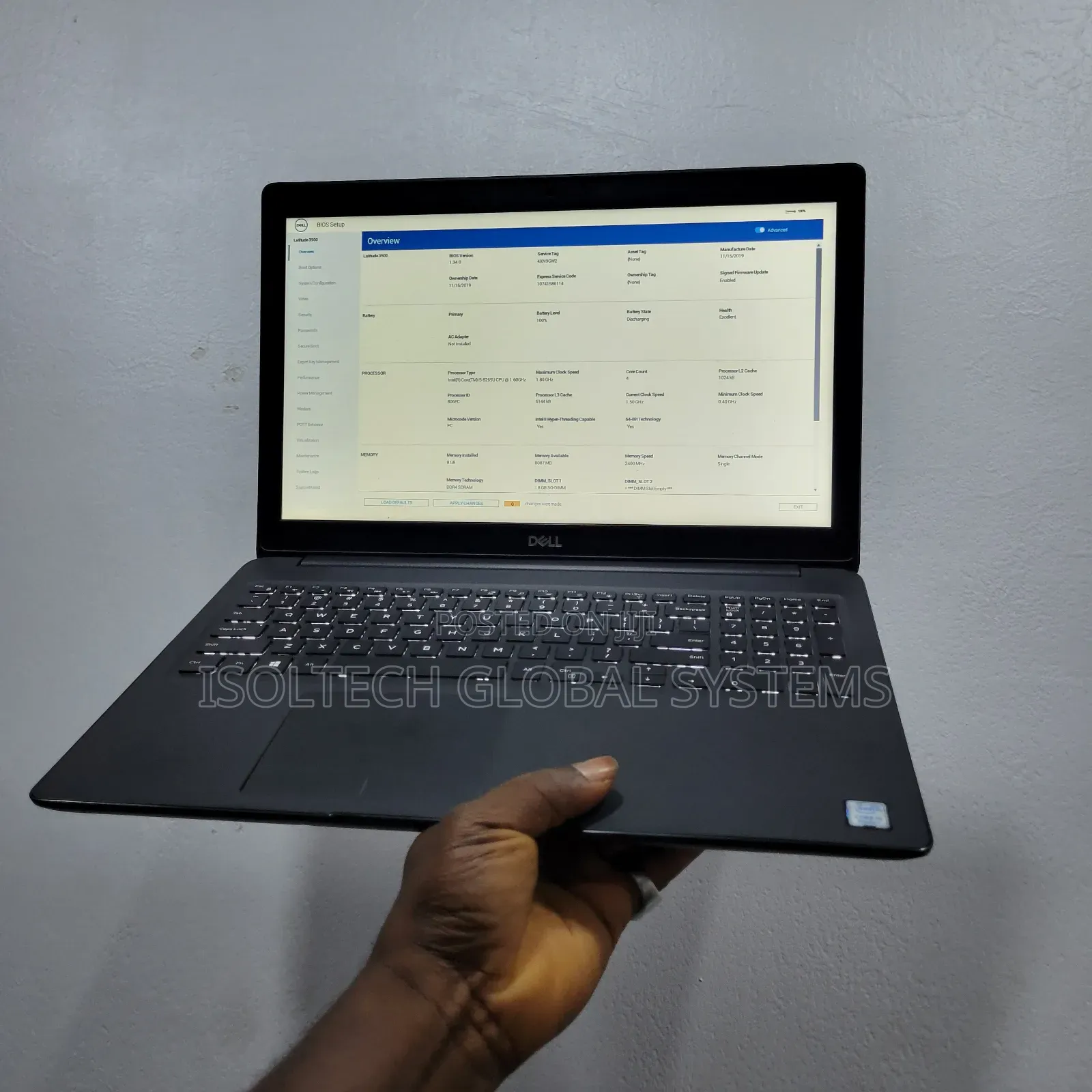 Laptop Dell 8GB Intel Core i5 HDD 500GB