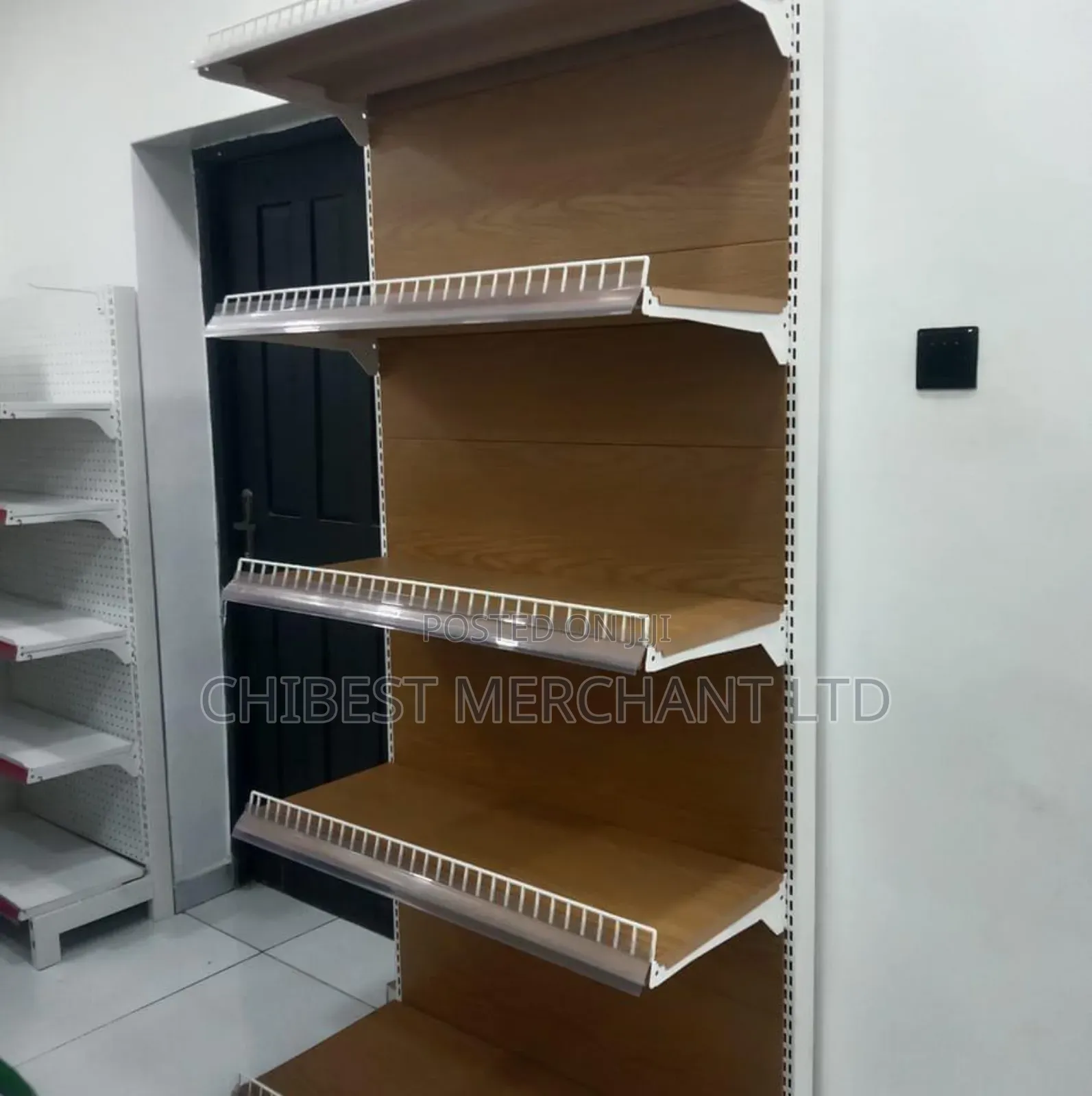 Single Sided Super Market Shelves
