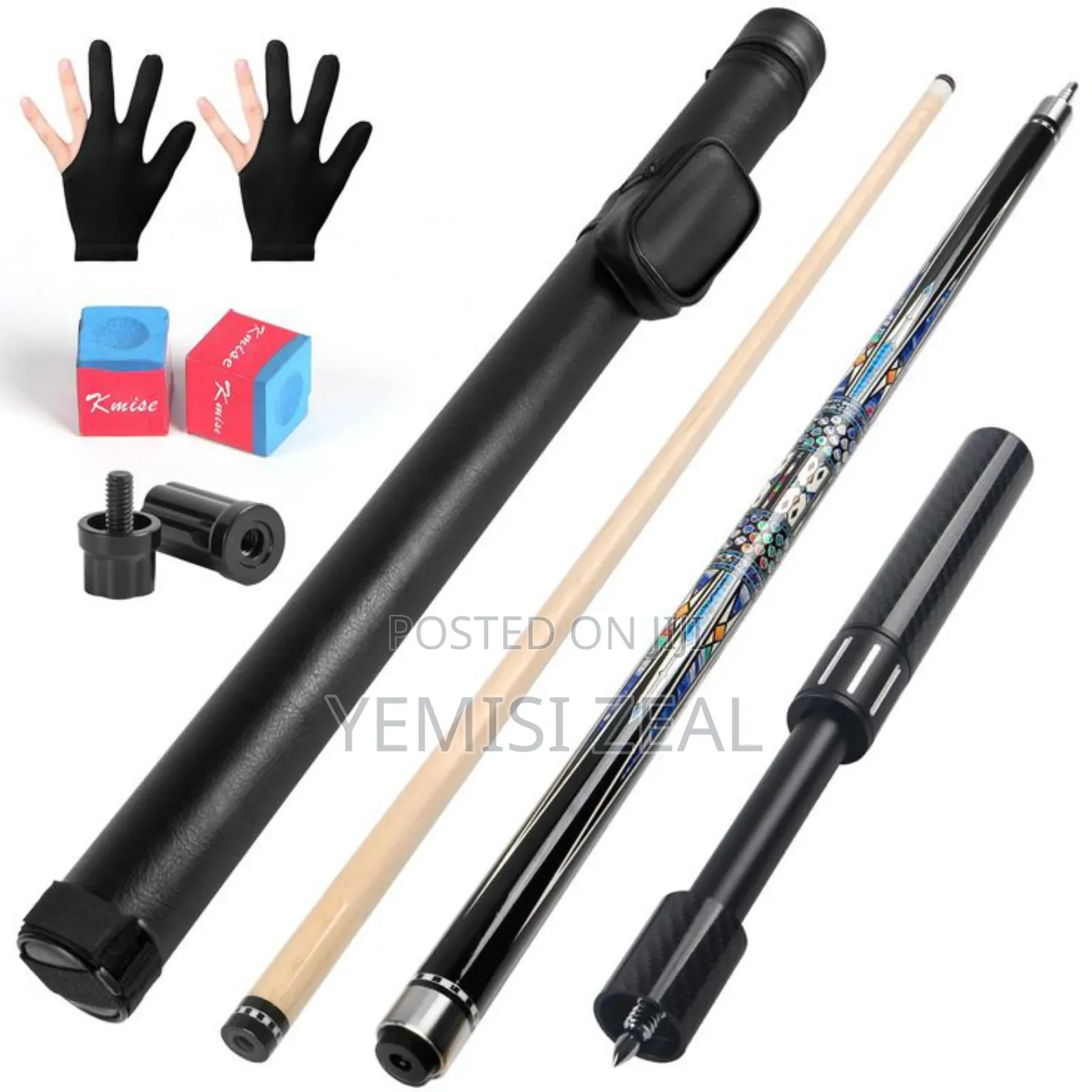 Full Combo Of Cue Snooker Accessories