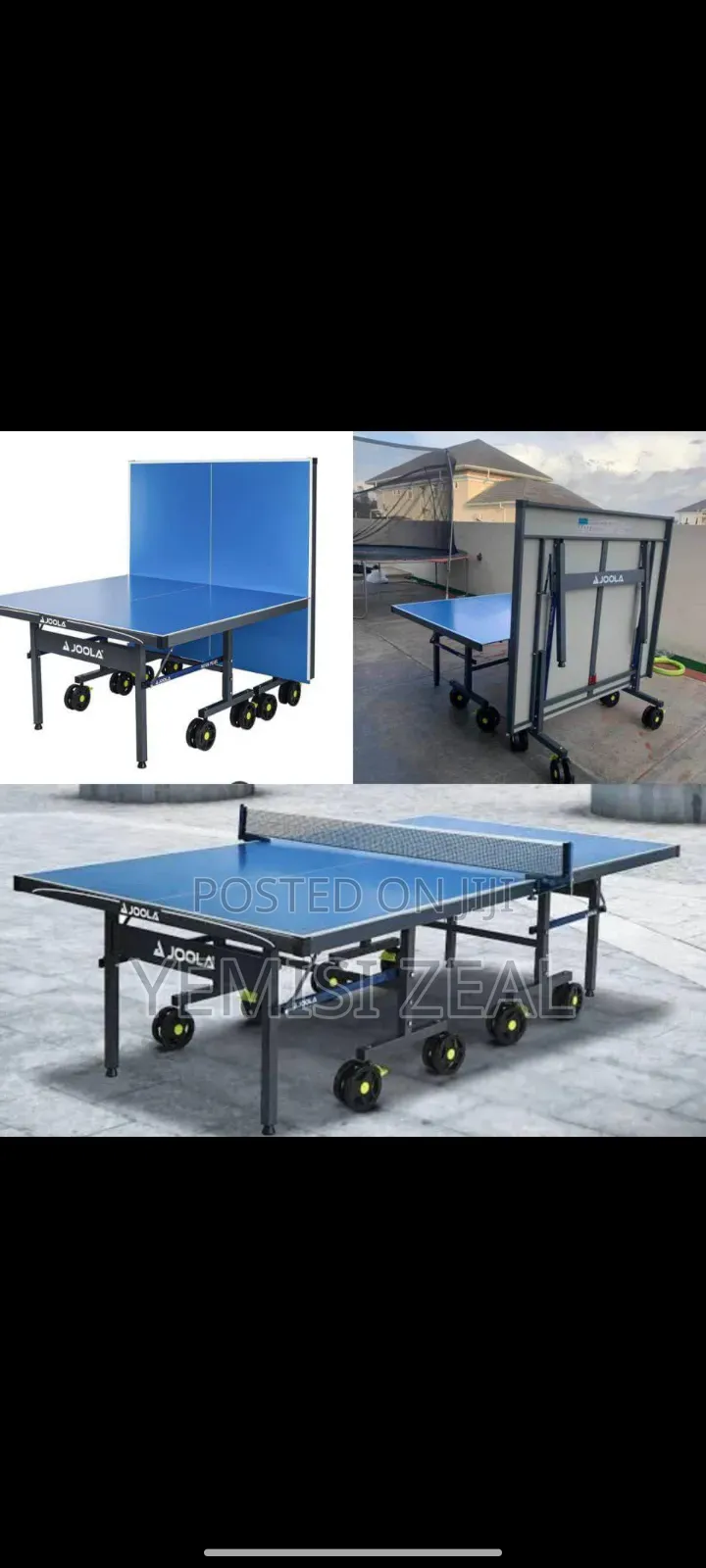 Big Tyre Joola Table Tennis Board With Double Accessories