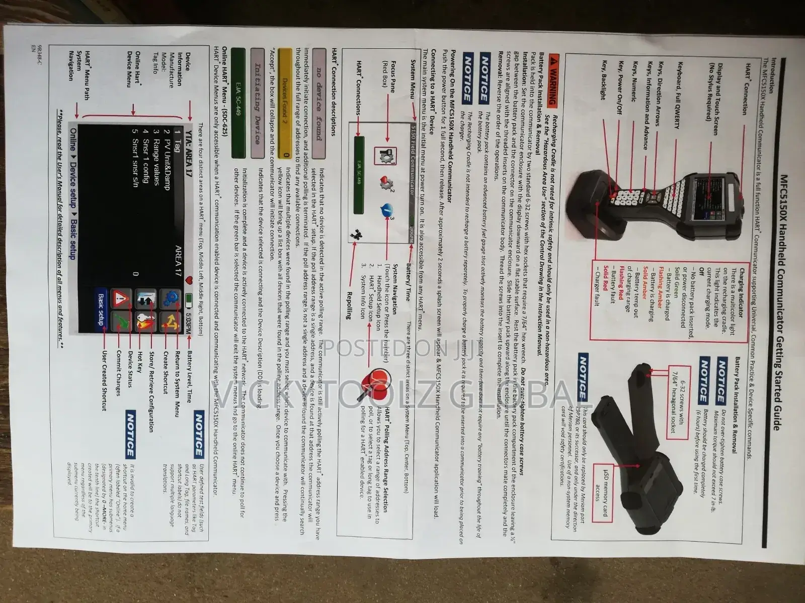 Meriam Mfc5150x Handheld Communicator