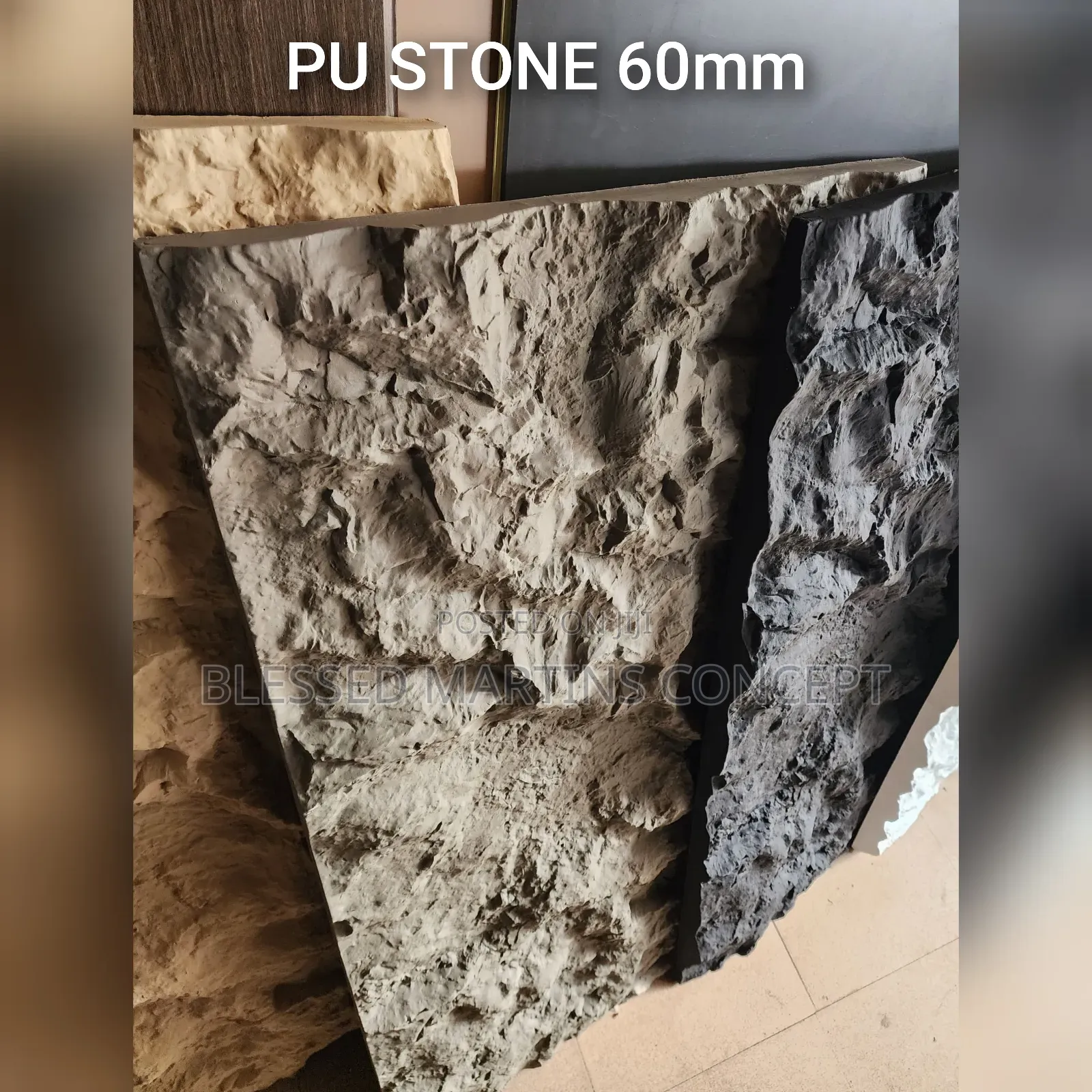 Pu Stone Parnel 60mm, Good for Tv Console and Interior Walls