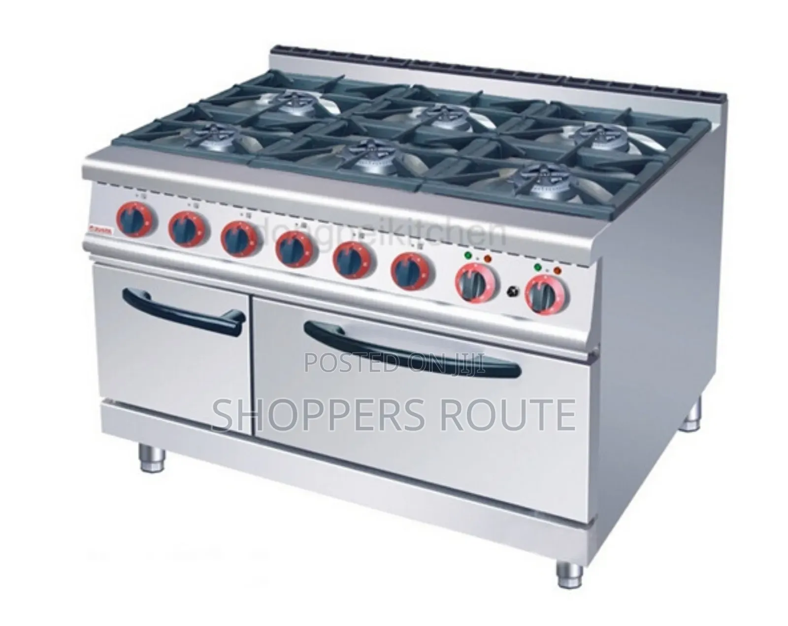 Industrial 6 Burner Gas With Oven