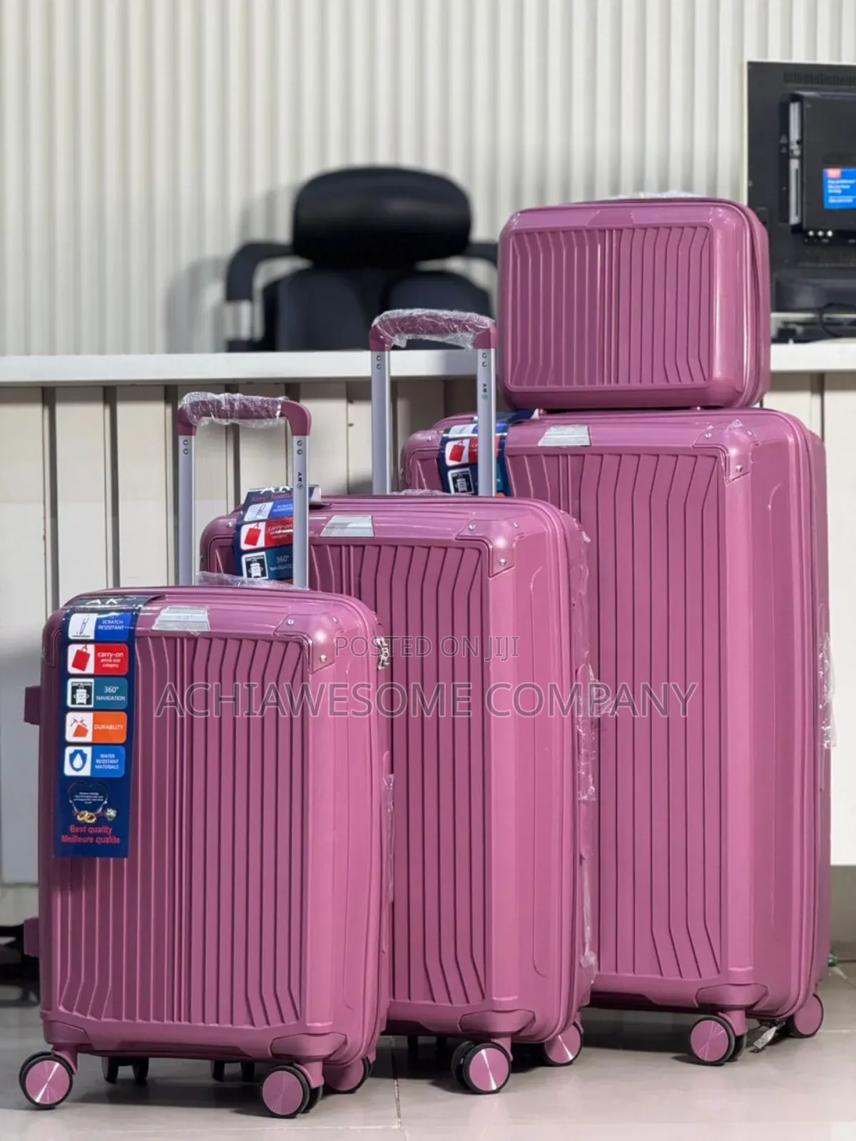 Set Of Unbreakable Rubber Luggage