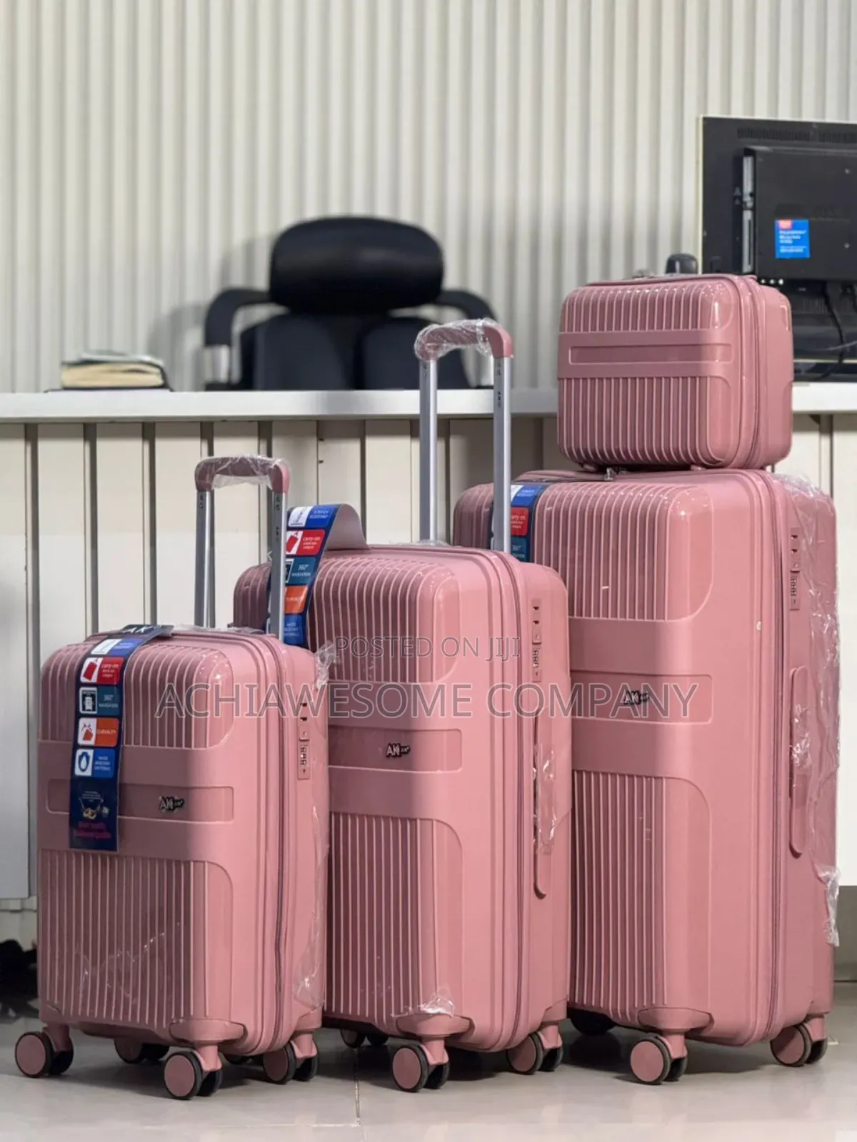 Set Of Unbreakable Rubber Luggage
