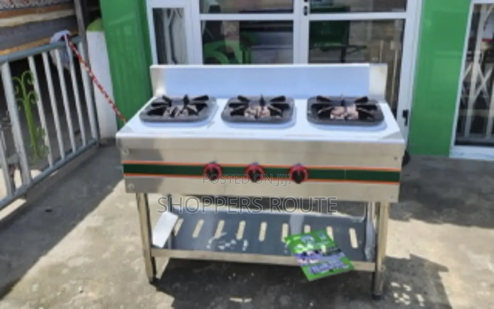 Industrial Stand 3 Burner Gas