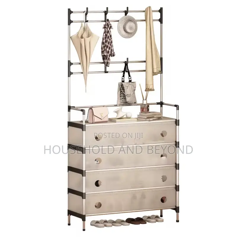 5 Layer Dust Proof Shoe Rack and Hat Hanger