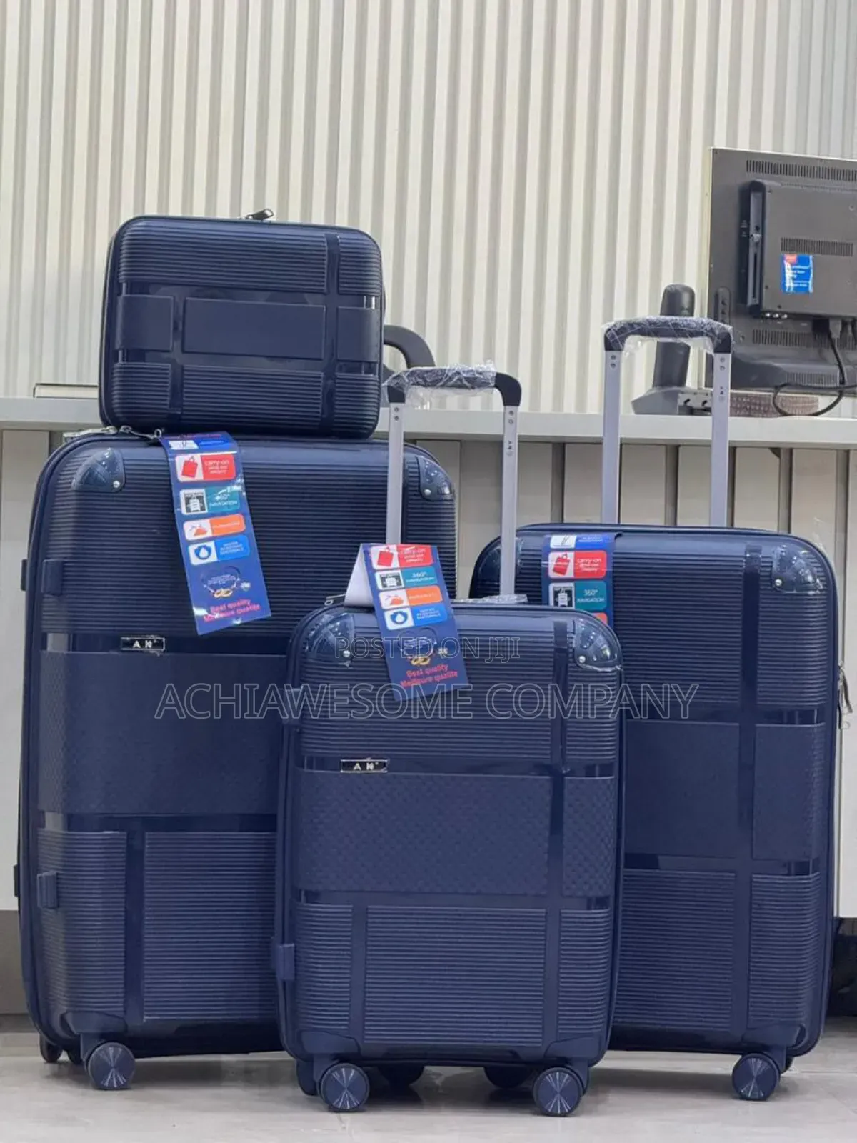 Set Of Unbreakable Rubber Luggage Big Range