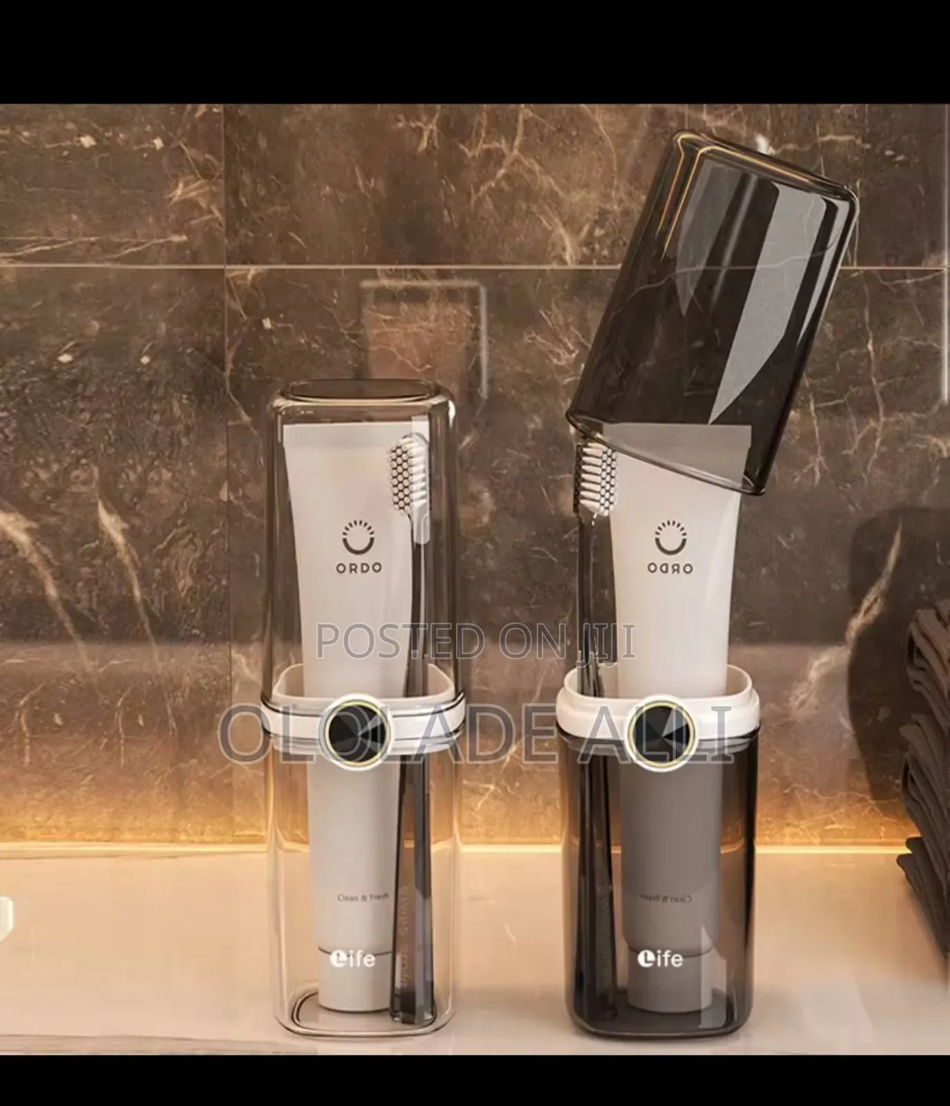 Transparent Toothbrush Holder