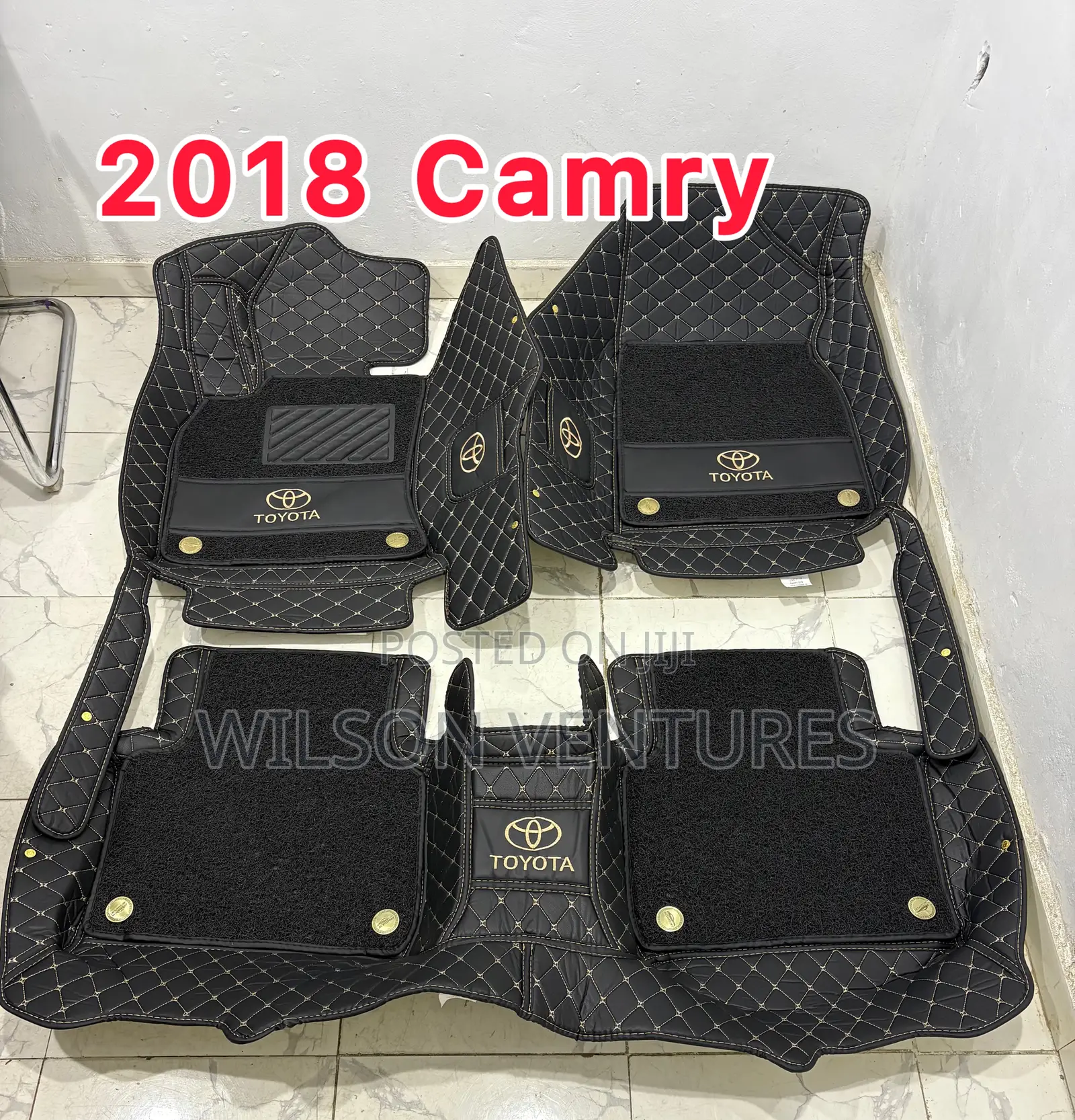 2018 Toyota Camry Leather Double Layer Foot Mat