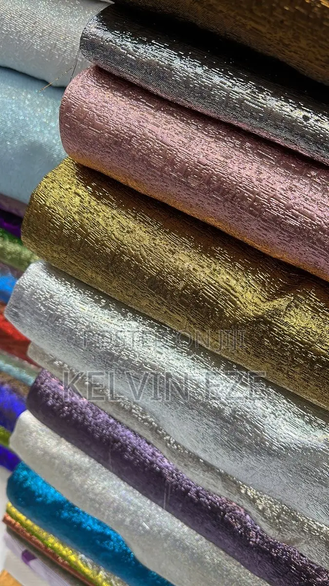 Premium Magenta and Gold Damask Material
