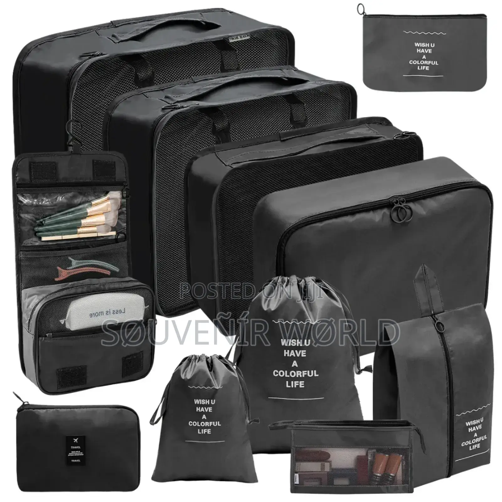 10pcs Travel Bag Set