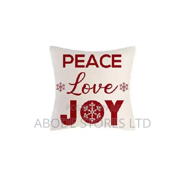 Peace Love Joy Throw Pillow - 18x18cm