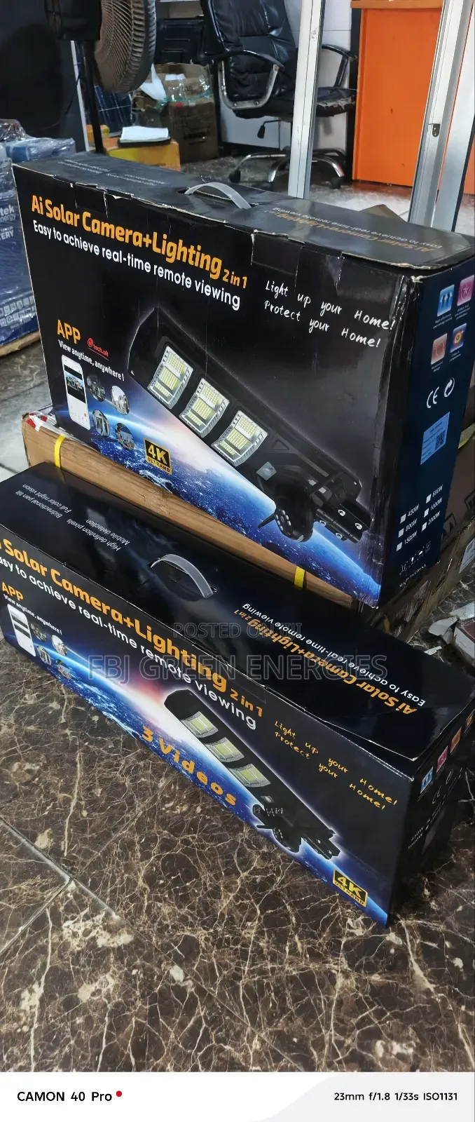 Solar Streetlights and CCTV Camera