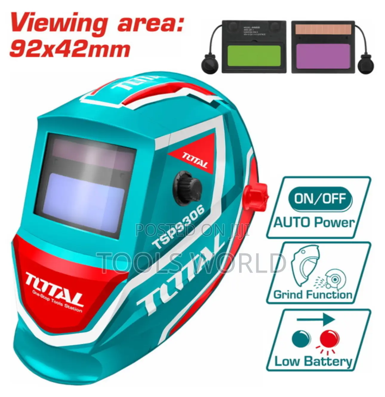 Total Auto - Darkening Welding Helmet (Tsp9306)