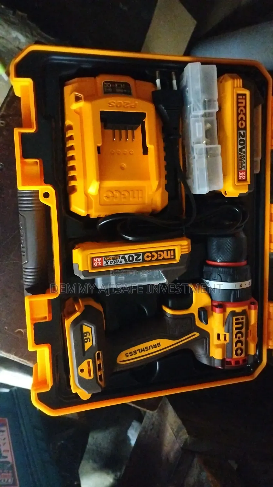 Ingco Brushless Cordless Impact Drill 66nm