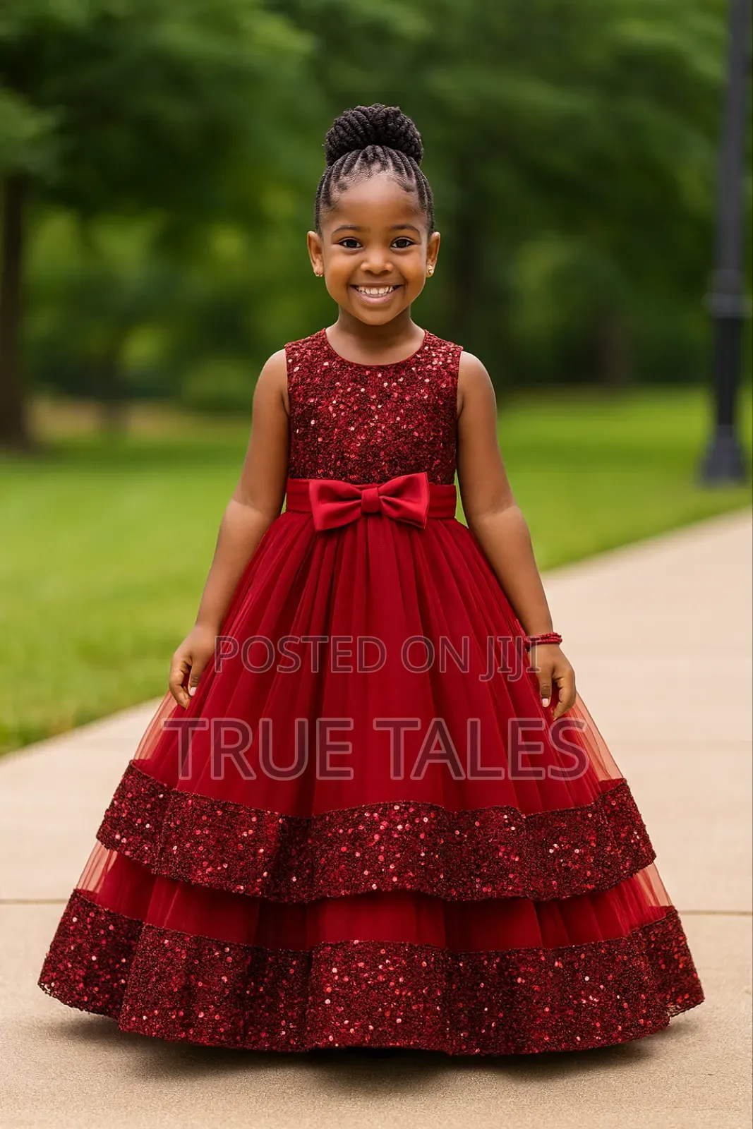 Girls Sequins Ballgown Cinderella Dresses Ages 4 To 11 Years