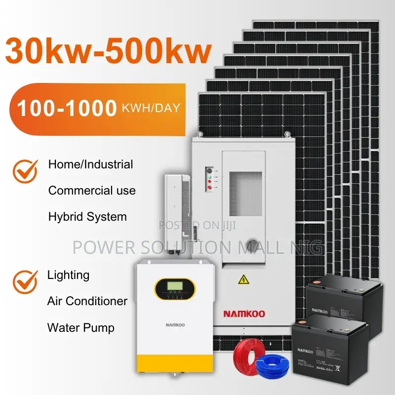 30kw Commercial Edge Solar System Package