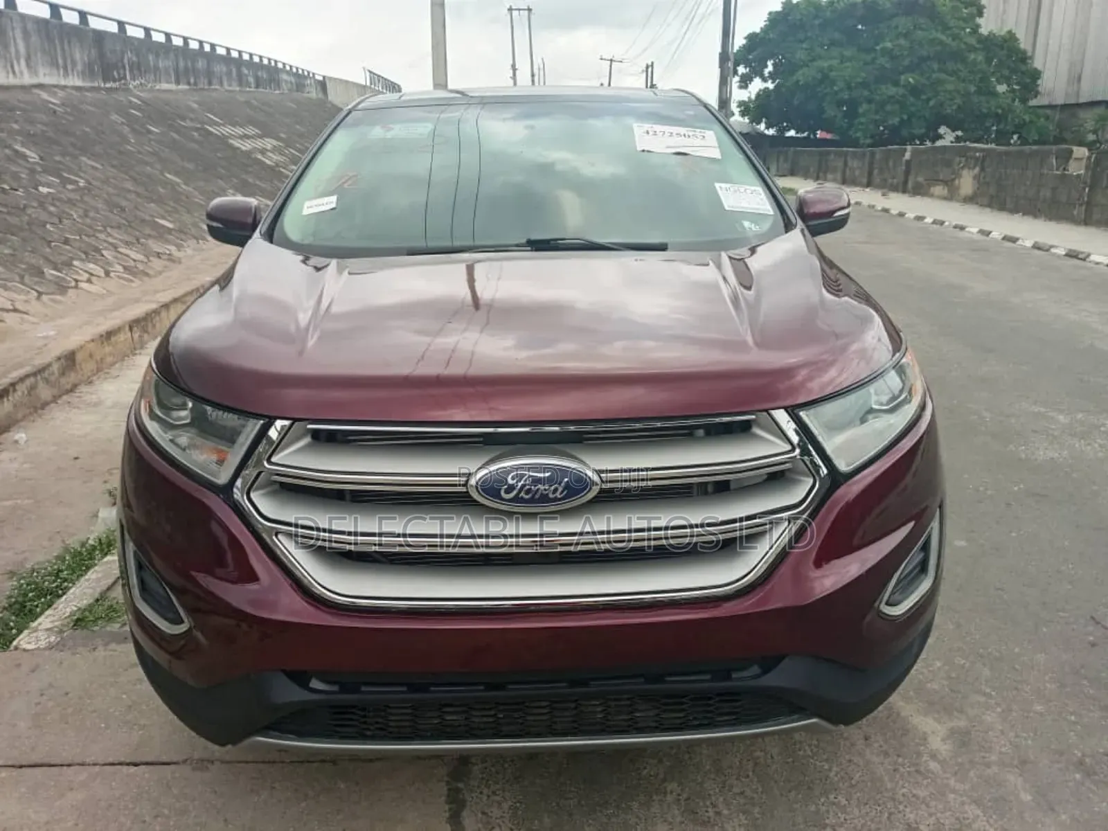 Ford Edge Titanium AWD 2018 Burgundy