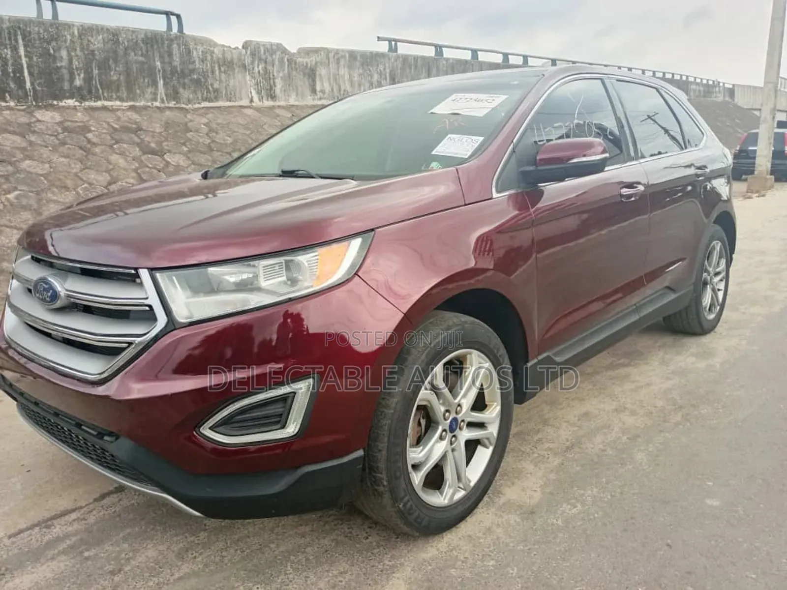 Ford Edge Titanium AWD 2018 Burgundy