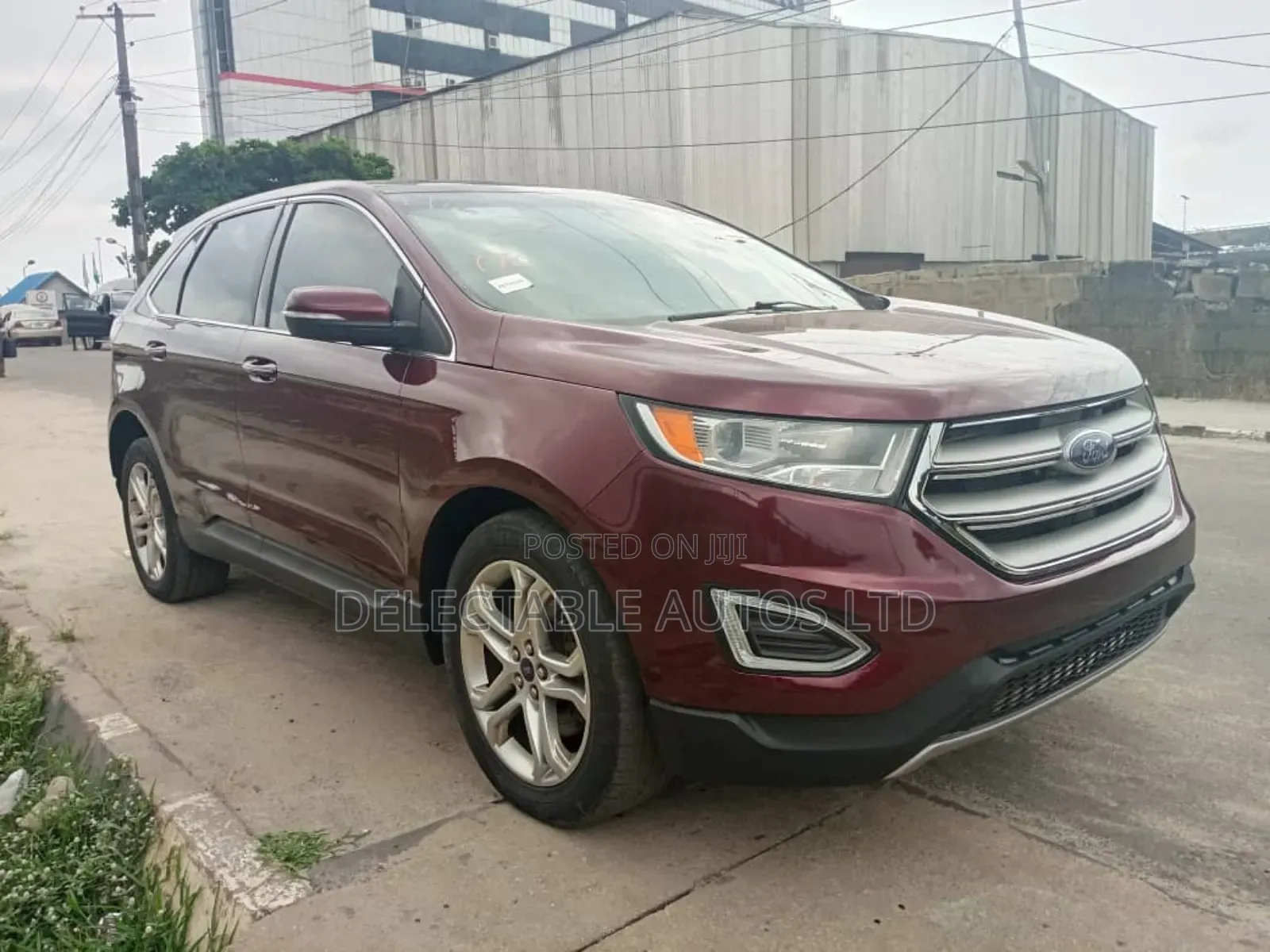 Ford Edge Titanium AWD 2018 Burgundy