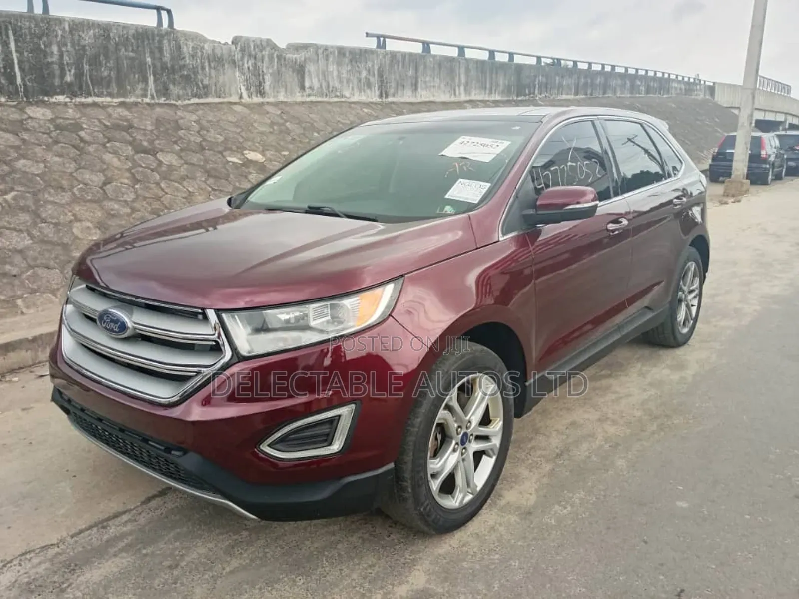 Ford Edge Titanium AWD 2018 Burgundy