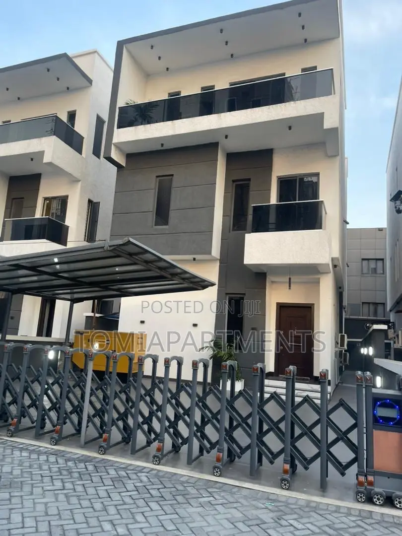 Brand New 4 Bedroom Self Compound Duplex Shortlet With Cinema in Lekki