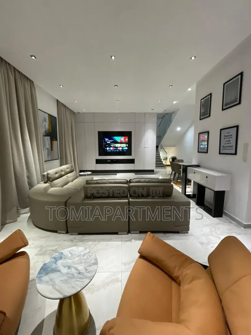 Brand New 4 Bedroom Self Compound Duplex Shortlet With Cinema in Lekki