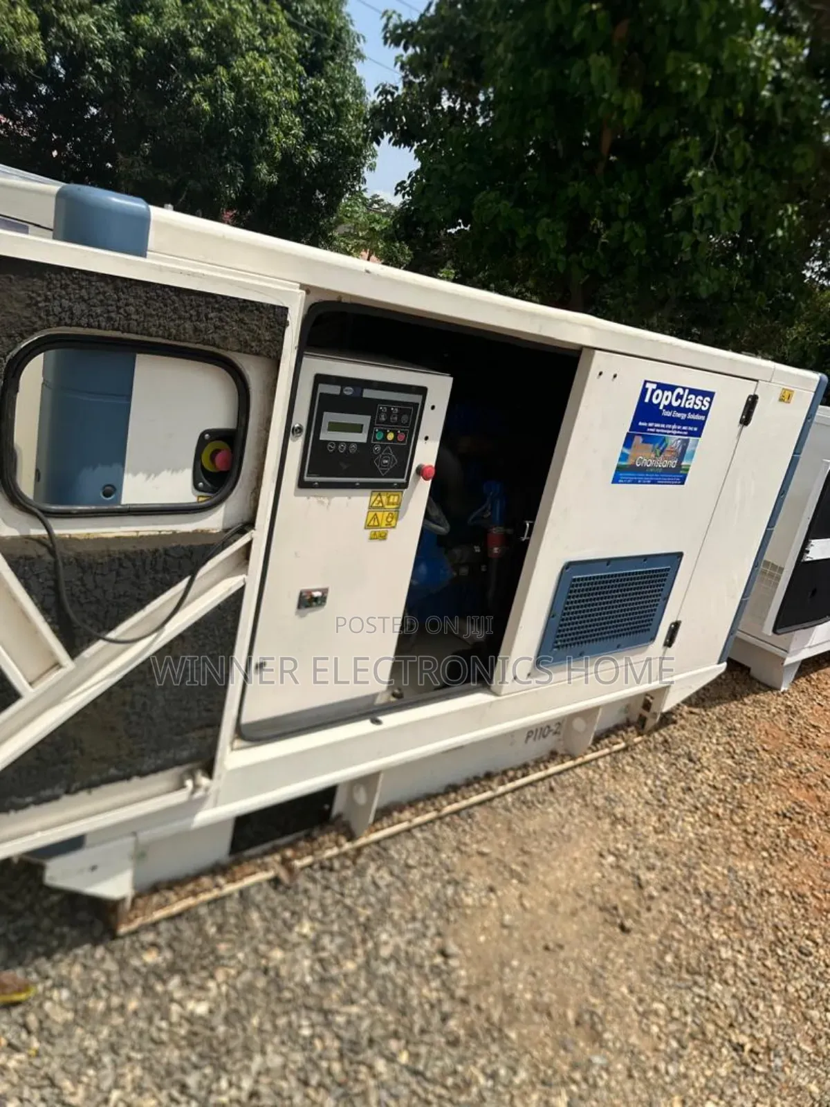Top Class110kva Used Soundproof Generator With Years Warranty