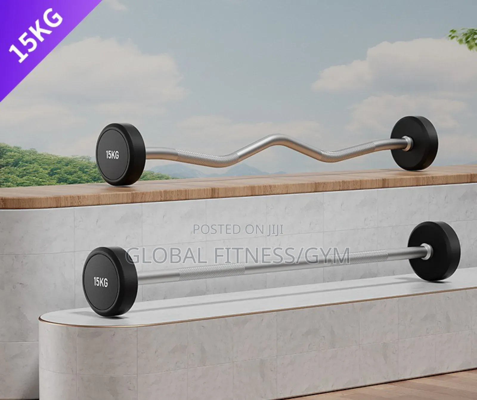 25kg Fixed Olympic Barbell