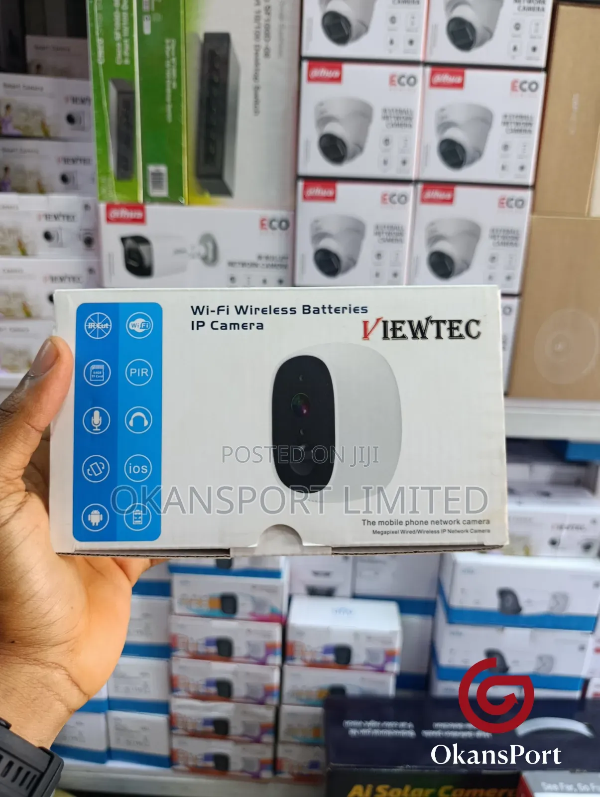 Viewtec Y6 Wifi Wireless Battery Ip Camera – 1080p Full Hd | Night