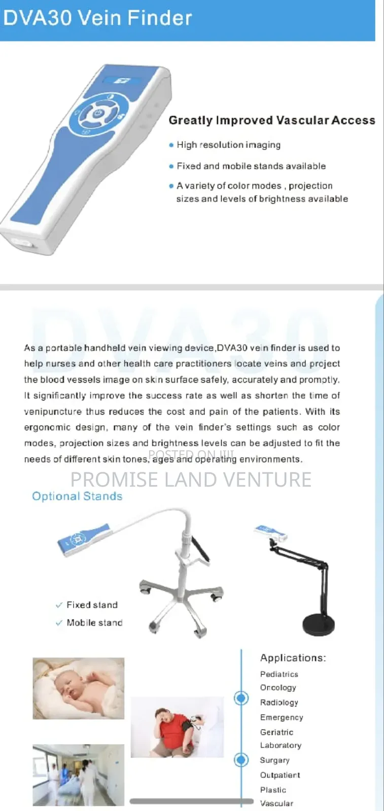 Vein Finder With Bracket