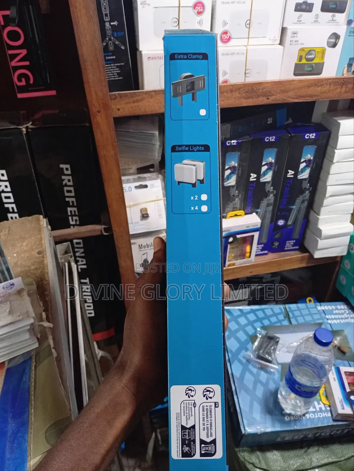 Ultra Long 3-in-1 Selfie Tripod Stand With Bluetooth Remote