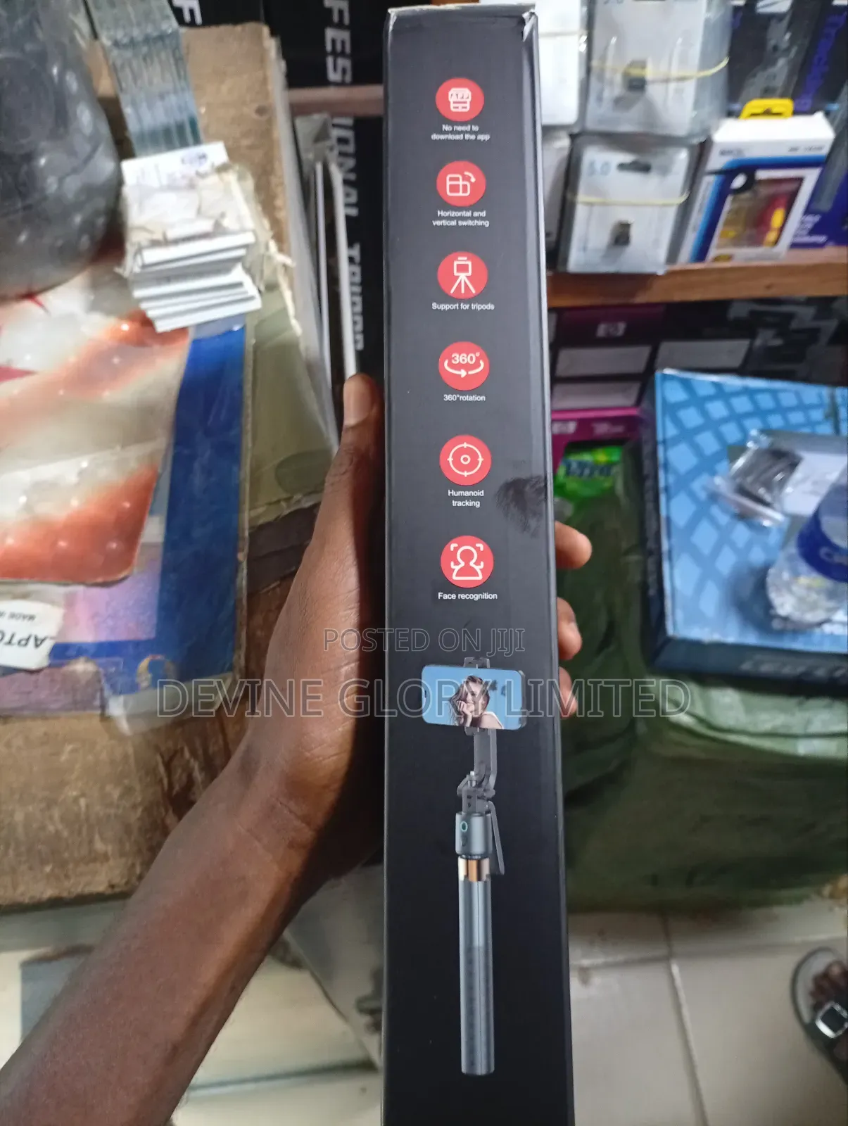 Q13 Smart Tracking Tripod – 360° Ai Follow Extendable Stand