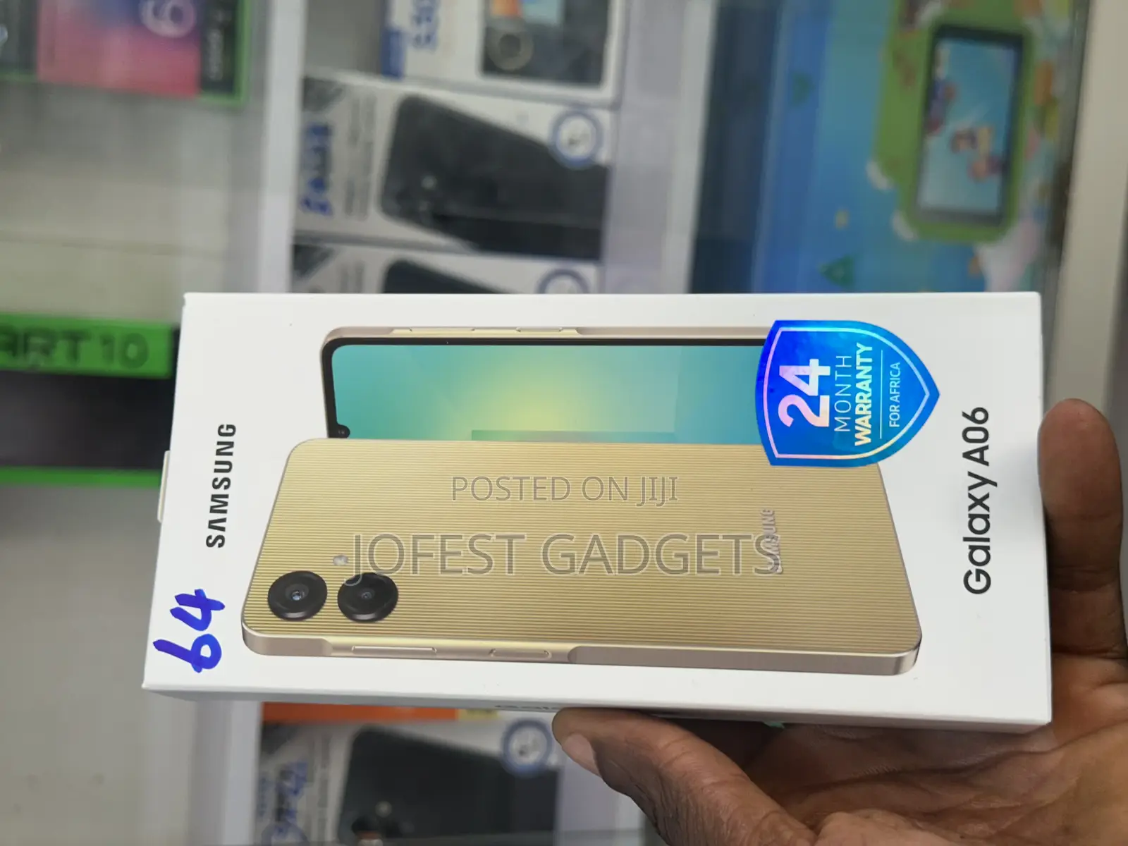 New Samsung Galaxy A06 64 GB Yellow