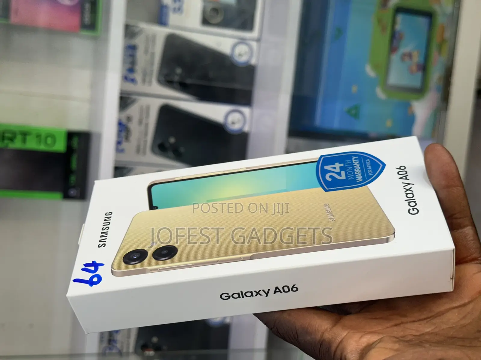 New Samsung Galaxy A06 64 GB Yellow