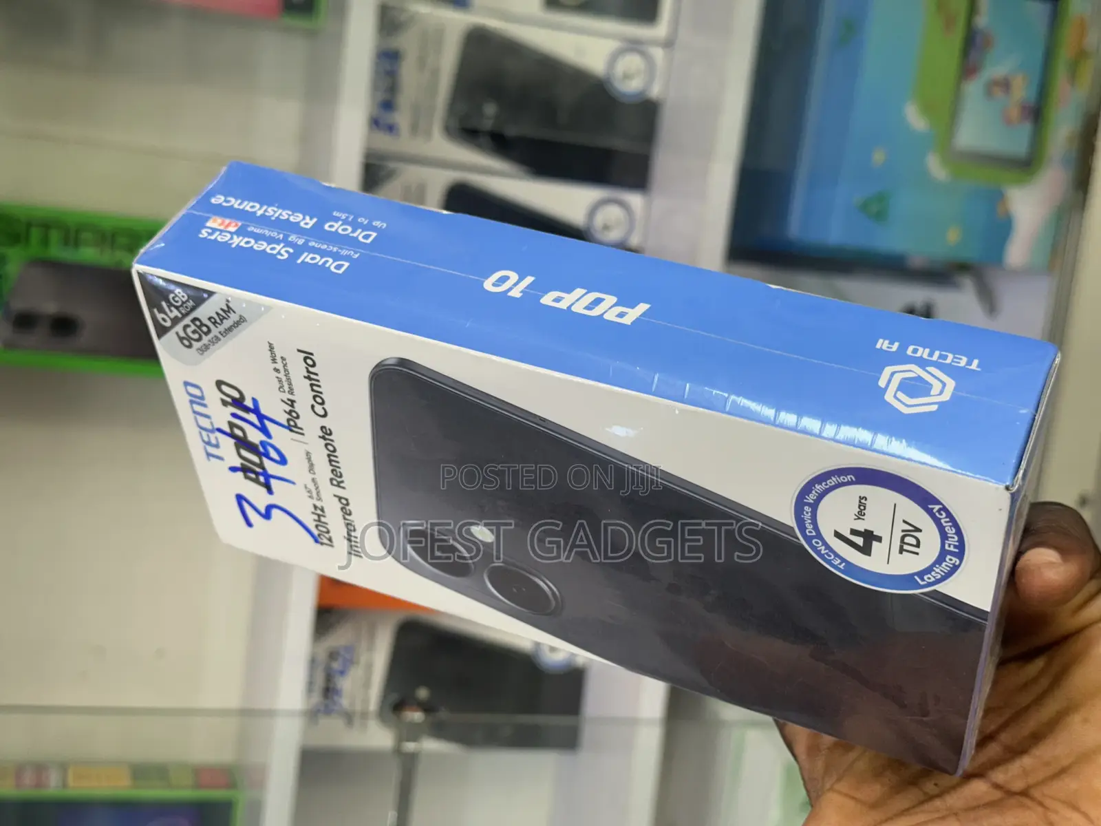 New Tecno Pop 10 64 GB Black