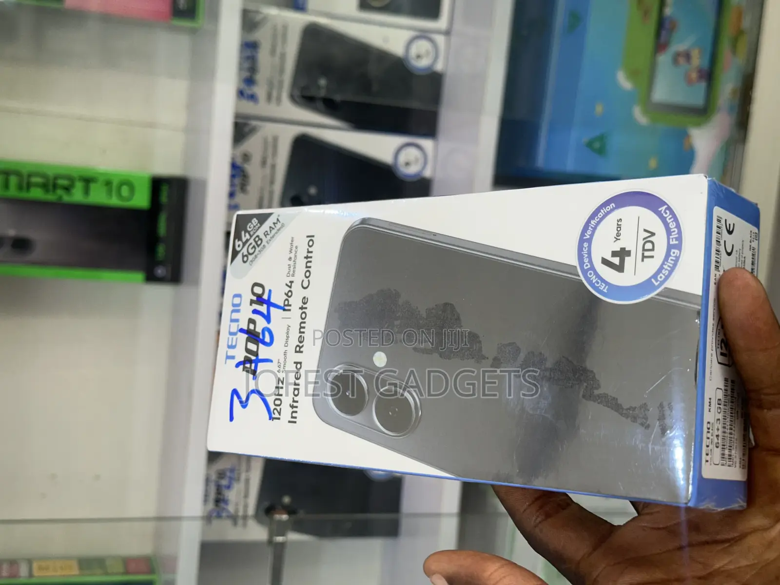New Tecno Pop 10 64 GB Black