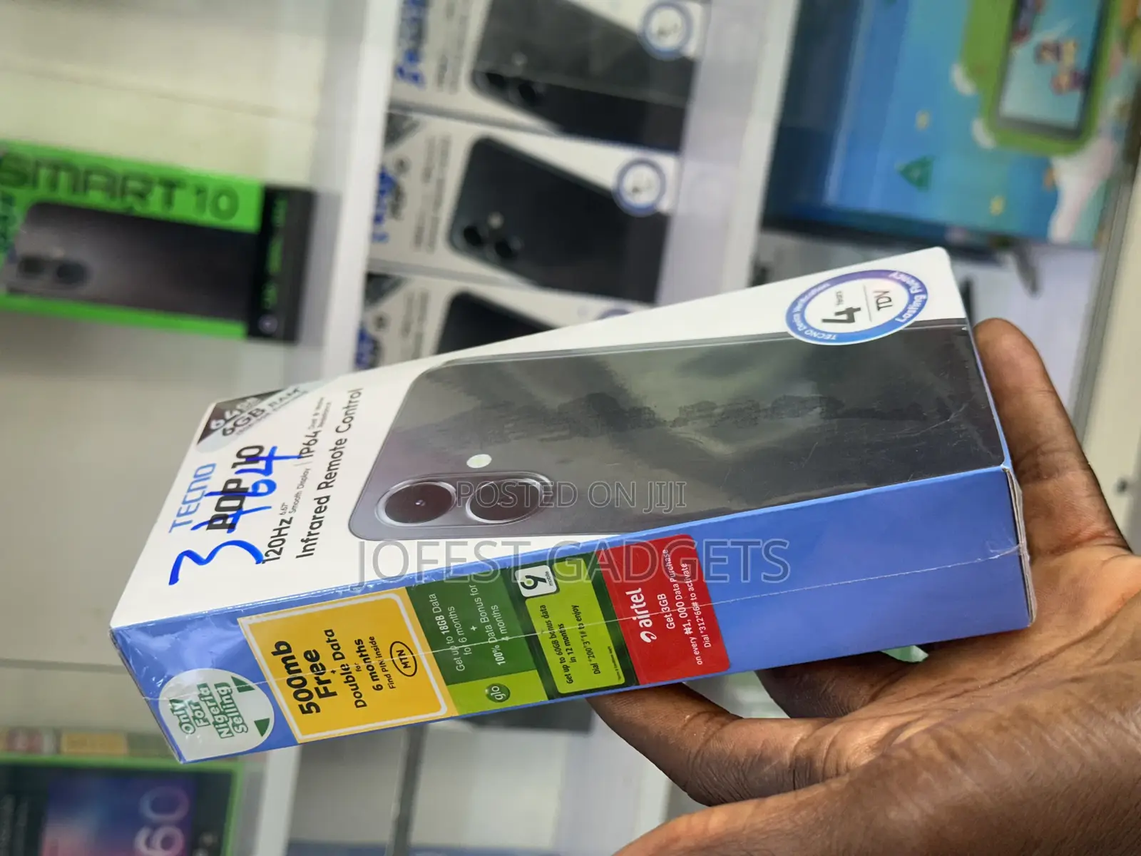 New Tecno Pop 10 64 GB Black