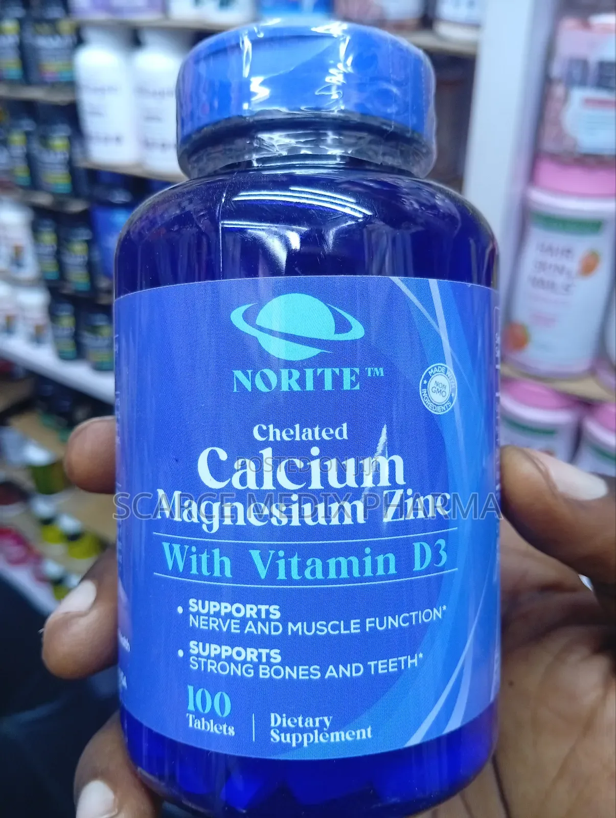 Chelated Calcium Magnesium Zinc With Vitamin D3