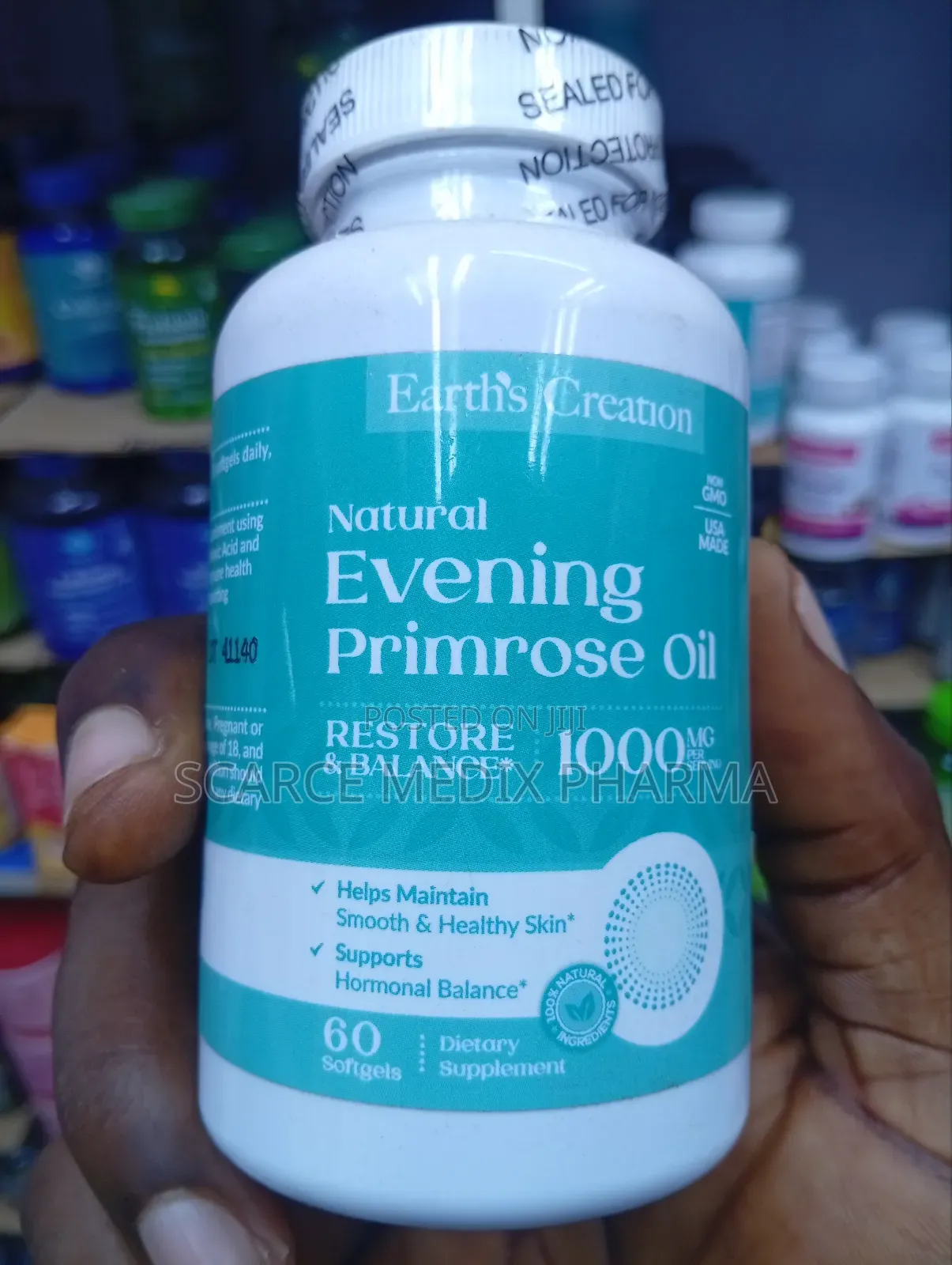 Natural Evening Primrose Oil 1000mg