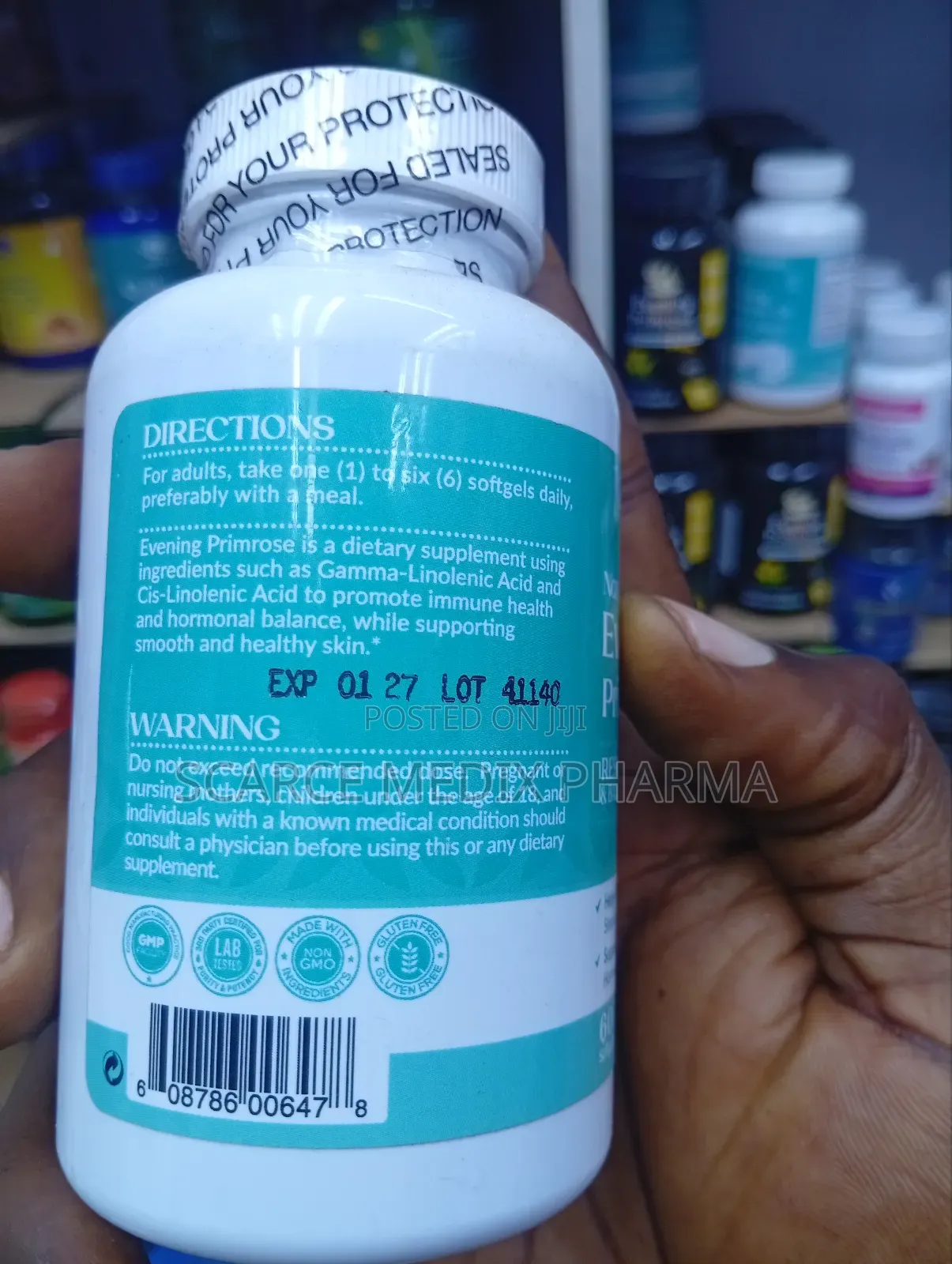 Natural Evening Primrose Oil 1000mg