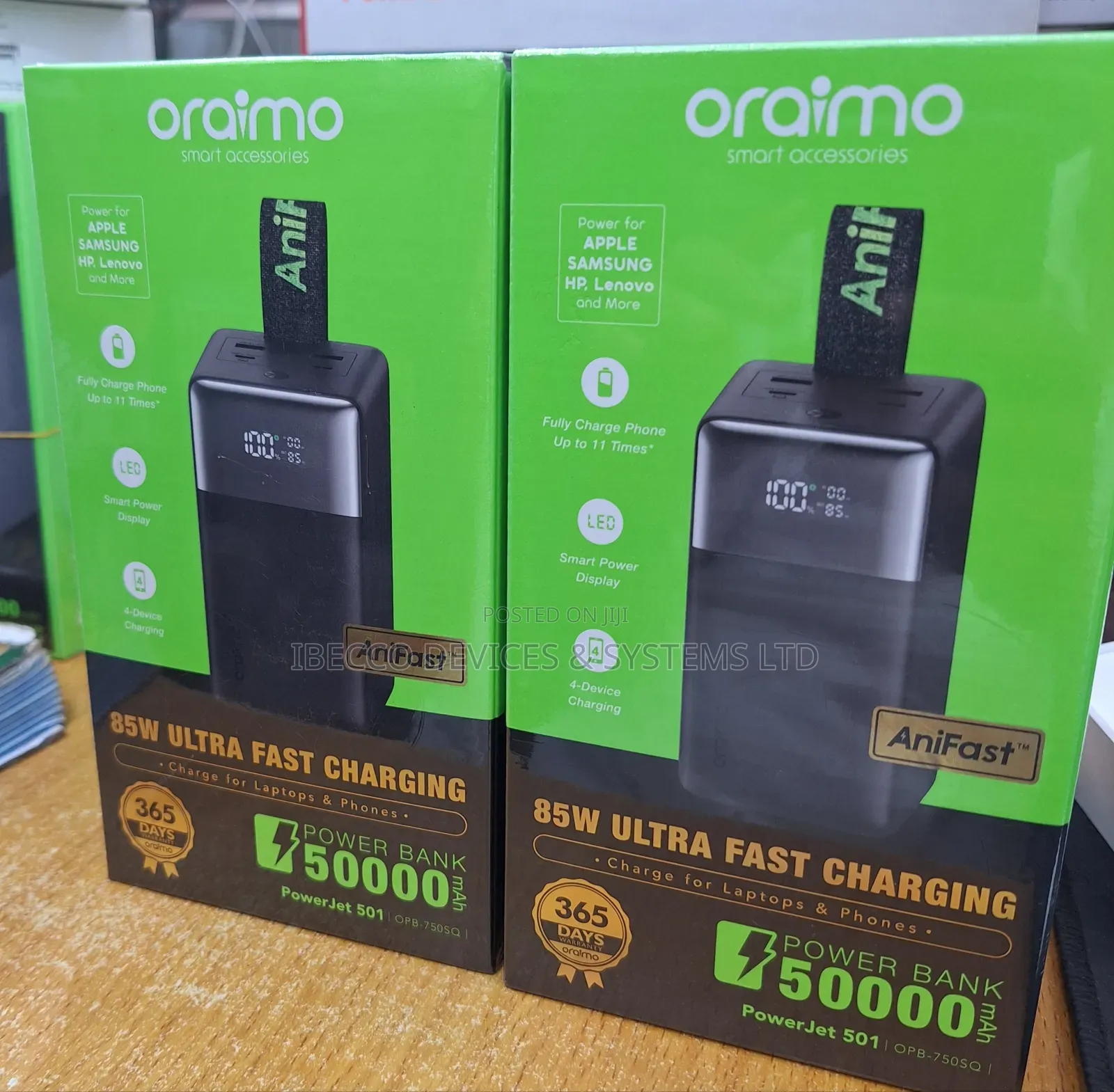 Oraimo Powerjet 501 50000mah 85w Power Bank