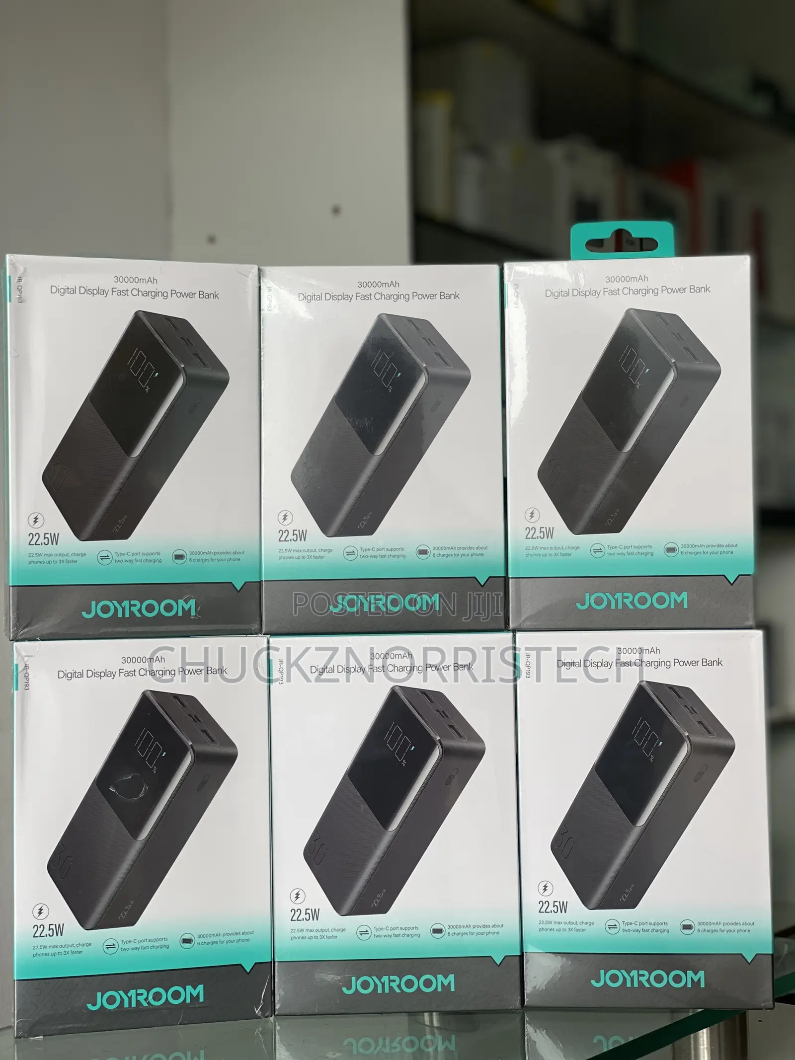 30000mah Digital Display Fast Charging Power Bank