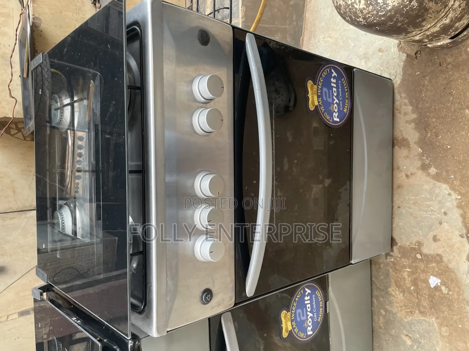 Four Burners Gas Cooker With Oven And Grill Was