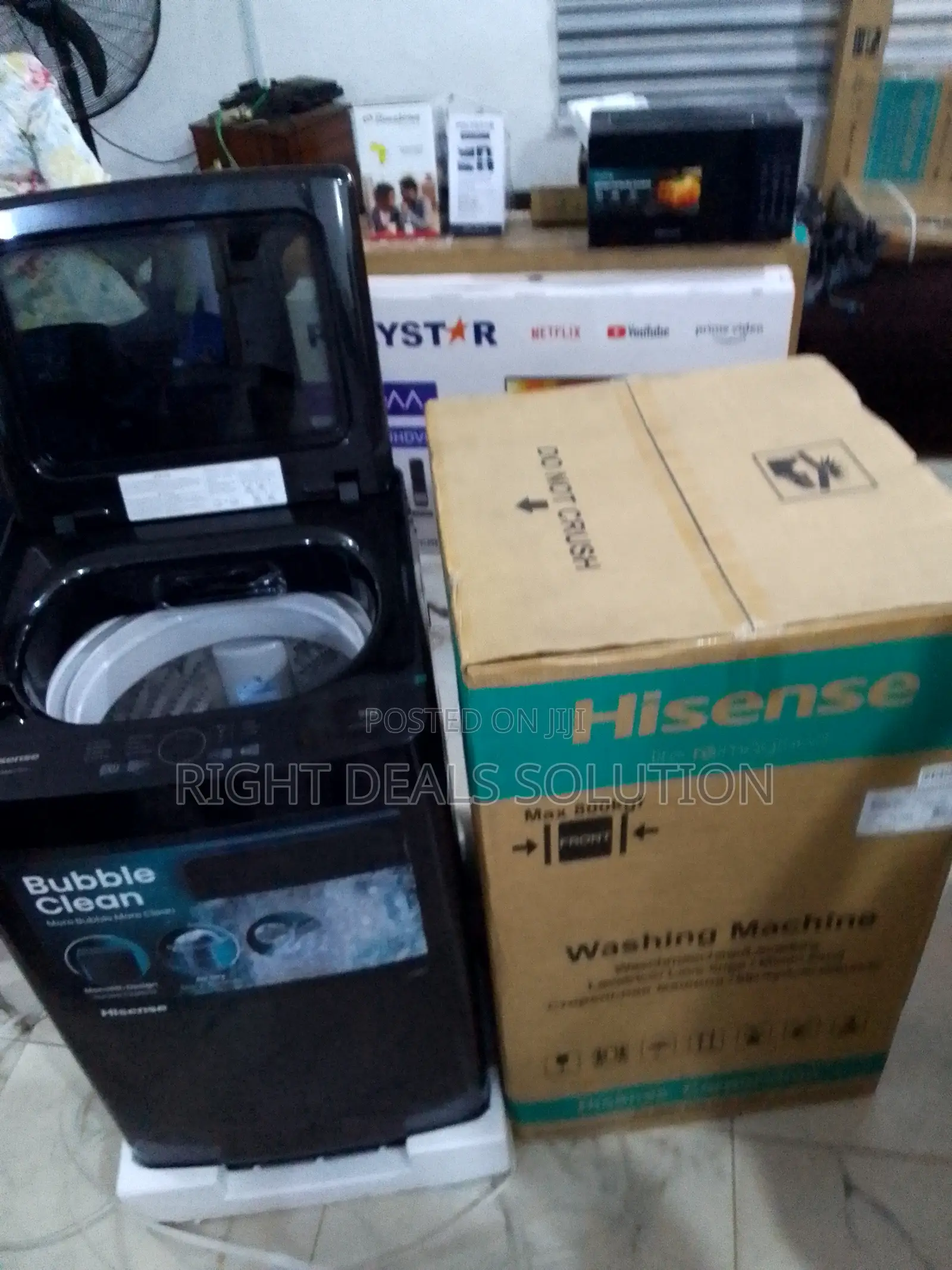 Hisense 9kg Fully Automatic Top Load – Family-Size Laundry Made Easy