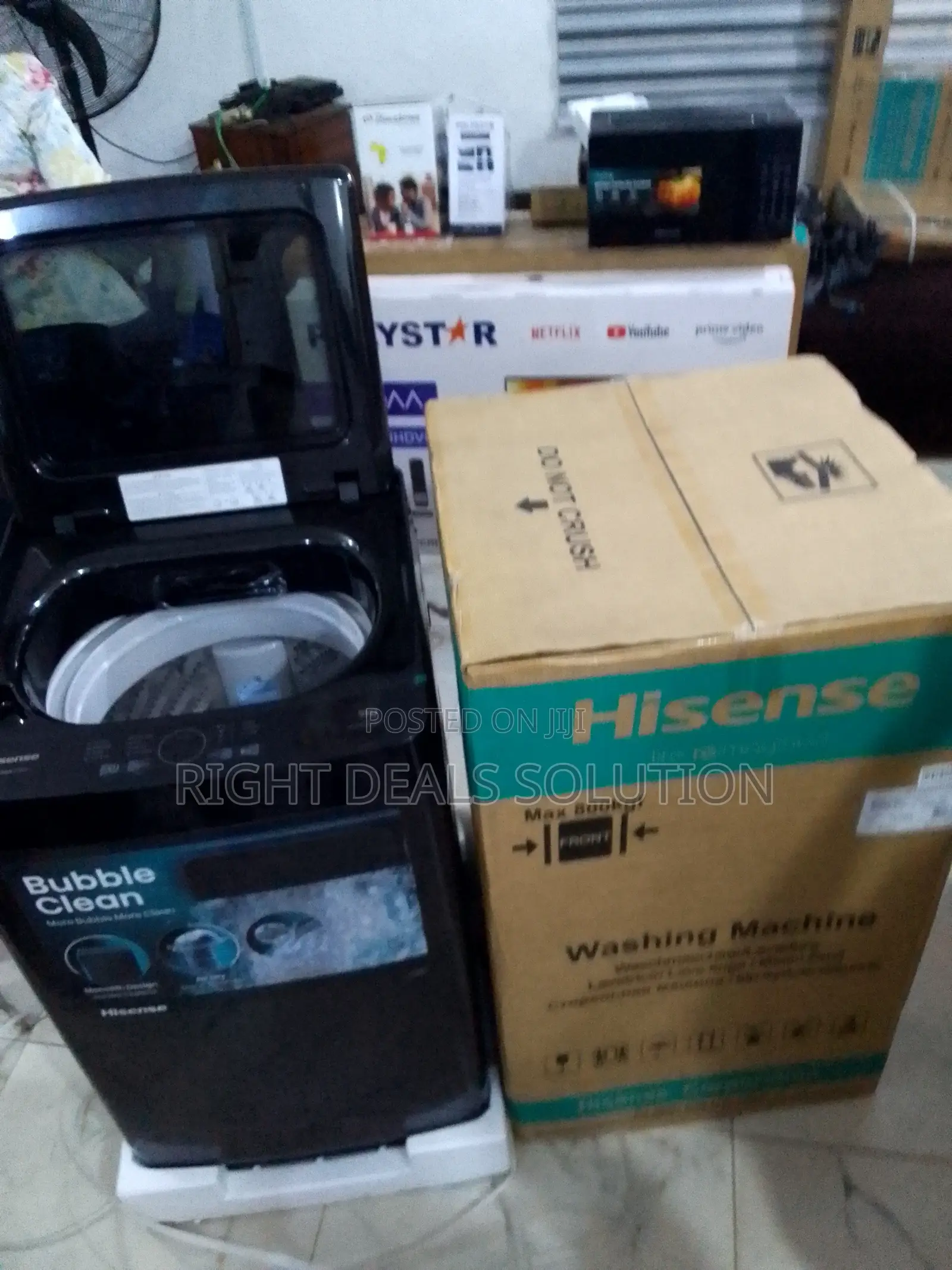 Hisense 9kg Fully Automatic Top Load – Family-Size Laundry Made Easy